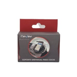 Soporte de móvil para coche con pinza de rejilla