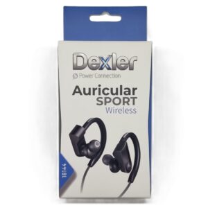 Auriculares SPORT Bluetooth con ganchos de sujección