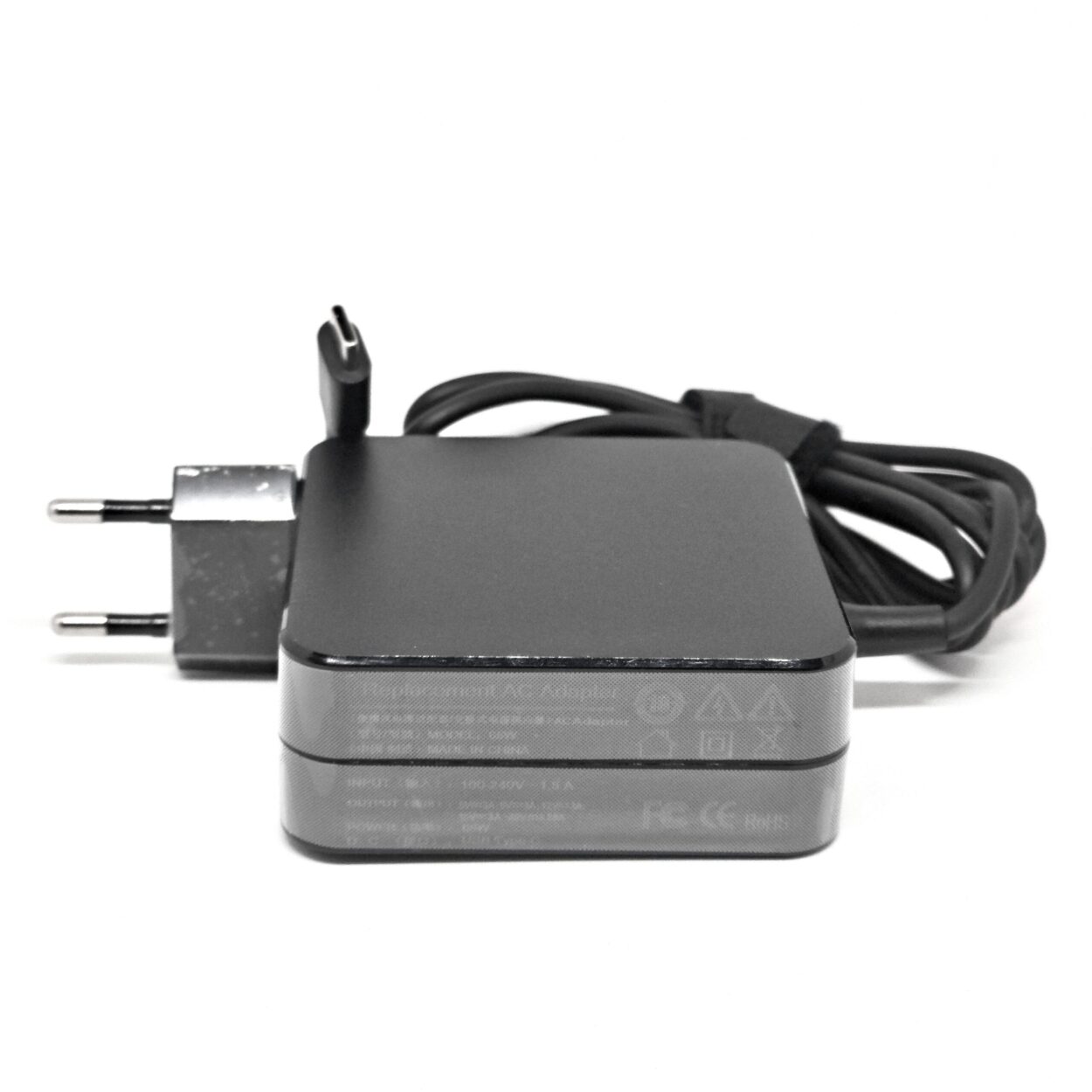 CARGADOR GENERICO PARA PORTATIL TIPO C 65W AUTOMATICO - Imagen 2