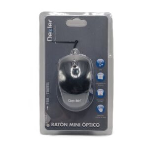 Ratón mini óptico rojo/negro 27994 Pro-travel Dexler
