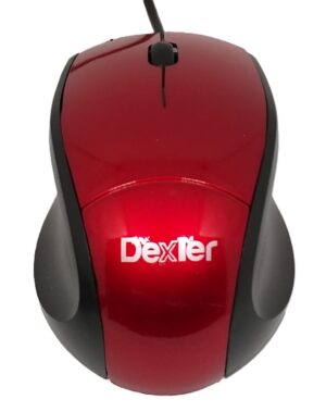 Ratón mini óptico rojo/negro 27994 Pro-travel Dexler - Imagen 2