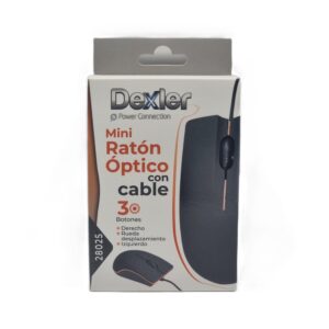 Mini ratón óptico negro/morado 28025 Dexler - Imagen 4
