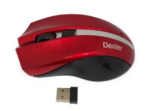 Raton inalámbrico rojo 28050 Dexler - Imagen 2