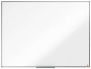 Nobo Essence Pizarra de Melamina 1200x900mm - Marco de Aluminio Anodizado - Bandeja para Rotuladores - Color Blanco