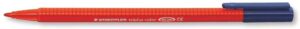 Staedtler Triplus Color 323 Rotulador de Punta Fina - Trazo 1mm Aprox - Tinta Base de Agua - Color Rojo