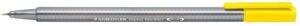 Staedtler Triplus Fineliner 334 Rotulador de Punta Fina - Trazo de 0.3mm - Tinta Base de Agua - Color Amarillo