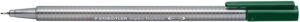 Staedtler Triplus Fineliner 334 Rotulador de Punta Fina - Trazo de 0.3mm - Tinta Base de Agua - Color Verde Oscuro