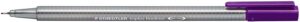 Staedtler Triplus Fineliner 334 Rotulador de Punta Fina - Trazo de 0.3mm - Tinta Base de Agua - Color Violeta