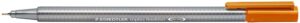 Staedtler Triplus Fineliner 334 Rotulador de Punta Fina - Trazo de 0.3mm - Tinta Base de Agua - Color Marron
