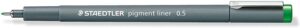 Staedtler Pigment Liner 308 Rotulador Calibrado - Trazo 0.5mm - Secado Rapido - Color Verde