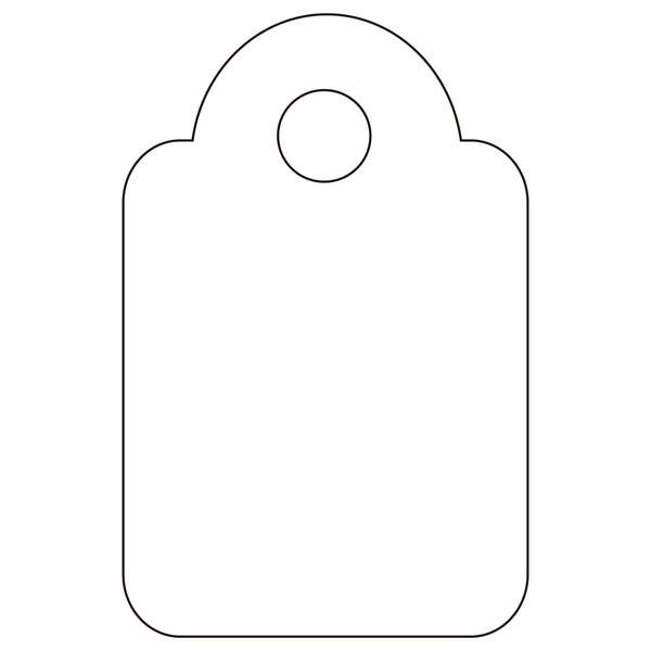 Apli Etiquetas Colgantes Blancas 13 x 20mm 200 U.