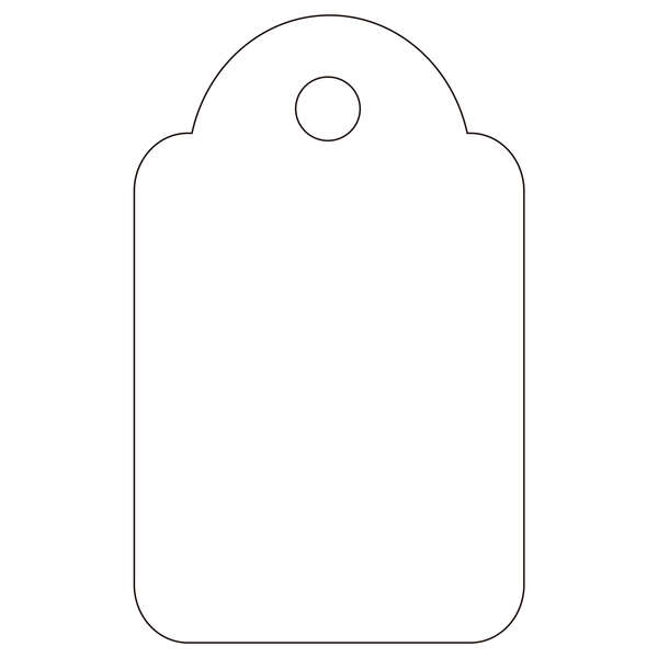 Apli Etiquetas Colgantes Blancas 18 x 29mm 200 U.