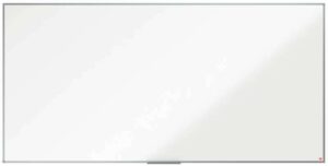 Nobo Essence Pizarra Magnetica de Acero Vitrificado 2400x1200mm - Montaje en Esquinas - Superficie de Borrado Superior - Color Blanco