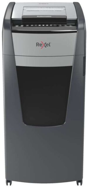 Rexel Optimum Autofeed 750x Destructora Automatica de Corte en Particulas - Alimentacion Automatica de Hasta 750 Hojas - Clasificacion de Seguridad P-4 - Negro