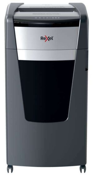 Rexel Momentum Extra XP426+ Destructora de Papel de Corte en Particulas sin Atascos - 26 Hojas A4 - Tecnologia de Deteccion Activa Anti Atascos - Alto Nivel de Seguridad P4 - Negro