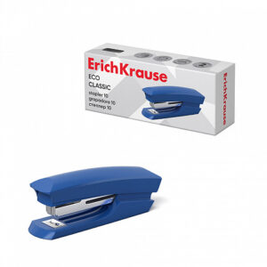 Erichkrause Eco Classic Grapadora de Sobremesa - Grapa hasta 20 Hojas - Quitagrapas Incorporado - Mecanismo de Acero - Capacidad 50 Grapas Nº10 - Colores Surtidos Aleatorios