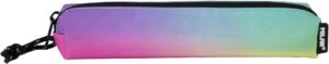 Milan Sunset Estuche Portatodo Mini Redondo - Tejido Resistente a las Roturas y Rasgaduras - Medidas 20,5x4,5x5cm - Modelo Color Negro