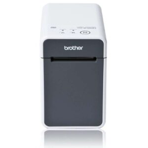 Brother TD2125N Impresora Termica de Etiquetas USB, LAN - Resolucion 203ppp - Velocidad 152,4mms - Color Blanco/Gris