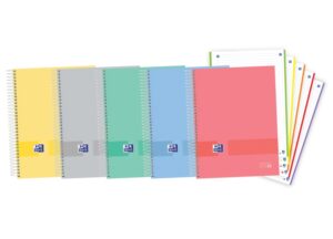 Oxford & You A4+ Europeanbook - Tapa Extradura Resistente - 5 Colores Surtidos - 120 Hojas
