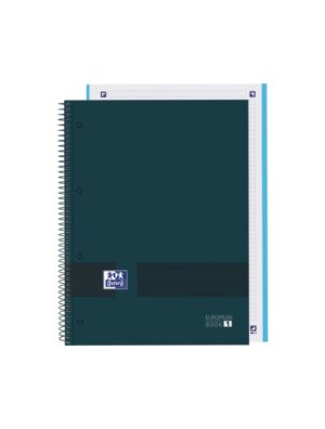 Oxford & You A4+ Europeanbook - Tapa Extradura Resistente - Cuaderno con 80 Hojas - Cuadricula 5x5 - Color Azul
