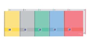 Oxford & You Europeanbook A4+ Tapa Extradura - 1 Linea Horizontal - 80 Hojas - Colores Surtidos