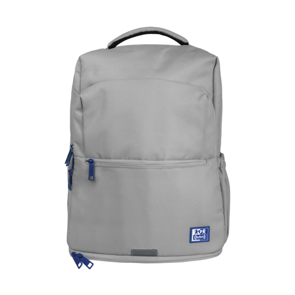 Oxford B-Out Mochila 30L - Tamaño 42x30x15cm - Bolsillo Acolchado - Asa Superior - Funda para Lluvia - Poliester Reciclado RPET - Color Gris