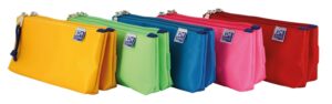 Oxford Kangoo Kids Estuche Doble Poliester - Compacto y Resistente - Colores Surtidos