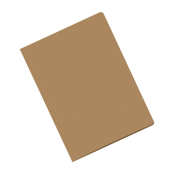 Dohe Pack de 50 Subcarpetas Cartulina de 170gr Folio - Con Ranura para Fastener - Resistente y Duradera - Color Marron - Con Ranura para Fastener - Resistente y Duradera - Color Marron