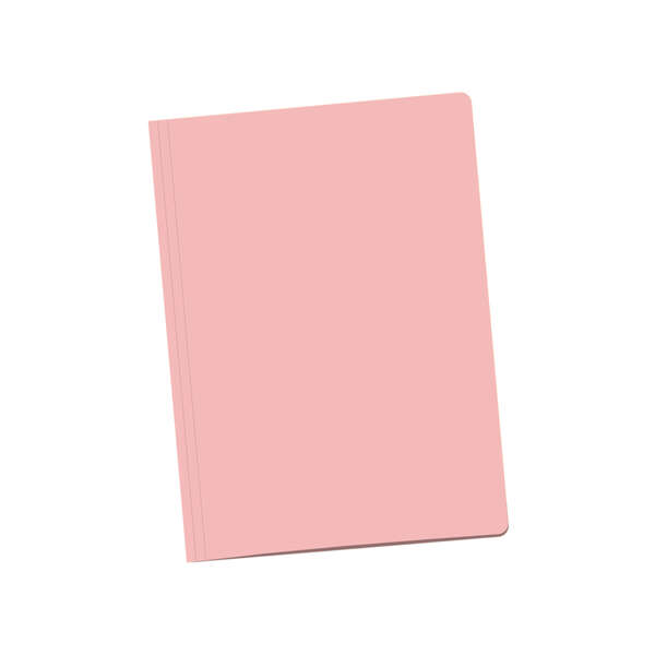 Dohe Pack de 50 Subcarpetas de Cartulina de 180gr A4 - Con Ranura para Fastener - Resistente y Duradera - Ideal para Organizar Documentos - Color Rosa Claro