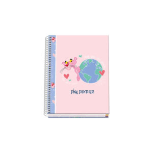 Dohe Cuaderno Espiral Tapa Dura A5 - 162x210mm - Cubierta Carton Forrado - Espiral Metalico Blanco - 100 Hojas Offset 90g Microperforadas - Cuadricula 5mm