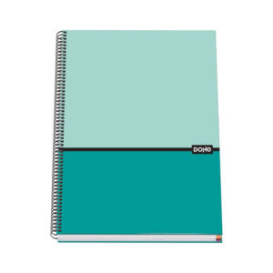 Dohe Cuaderno en Espiral de Tapa Dura A4 - 228x300mm - Cubierta en Carton Forrado con Papel Impreso a Todo Color y Plastificado Mate - Interior de 100 Hojas en Papel Offset de 90gr