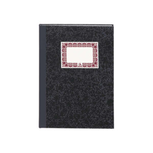Dohe Cuaderno Cartone Cuadricula de 100 Hojas - Cuarto Natural - Tapa en Tres Piezas con Lomera de Tela - Interior en Papel Offset de 70g/m2 - Cosidos a Hilo Vegetal - Lomo Gris Oscuro