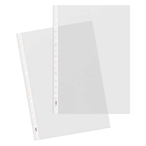 Dohe 100 Fundas Multitaladro en Polipropileno Piel de Naranja - 16 Perforaciones - Resistente y Duradero