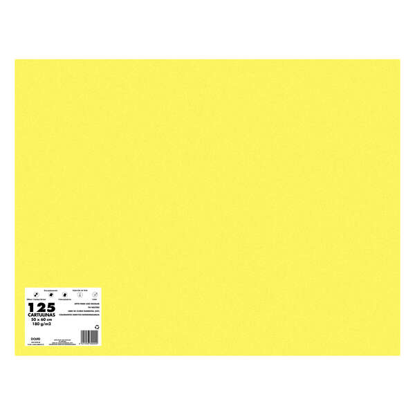 Dohe Cartulinas de Colores de 180 G/M2 - PH Neutro - Libres de Cloro Elemental - Colorantes Directos Biodegradables - para Impresion Offset, Inyeccion de Tinta, Laser - Paquetes Retractilados