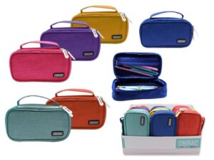 Ingraf Mediterraneo Portatodo Organizador - Multiples Compartimentos - Diseño Elegante - Material Resistente - Cierre Seguro - Colores Surtidos