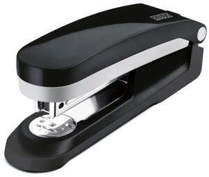 Novus Evolution E 25 Grapadora + Caja de 200 Grapas 24/6 - Hasta 25 Hojas - Grapado Cerrado, Abierto y Clavado - Color Negro