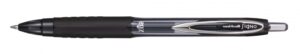 Uni-ball UMN-207E Roller - Punta de Bola 0.7mm - Grip de Caucho Antifatiga - Tinta Pigmentada Resistente a Luz y Agua - Color Negro