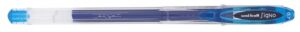 Uni-ball UM-120 Boligrafo de Tinta Gel - Punta de Bola 0.7mm - Tinta Resistente al Agua y Luz - Color Azul Claro