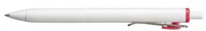 Uni-ball ONE UMN-S-07 Boligrafo de Tinta Liquida - Punta de Bola 0.7mm - Escritura Ultra Fluida - Agarre Suave y Comodo - Color Rojo