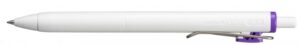 Uni-ball UMN-S-07 Boligrafo de Tinta Gel Retractil - Punta de Bola 0.7mm - Escritura Ultra Fluida - Agarre Suave y Comodo - Color Violeta