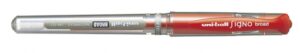 Uni-ball Signo Broad UM-153 Roller de Tinta Gel - Punta de Bola 1mm - Sujecion de Caucho - Color Rojo