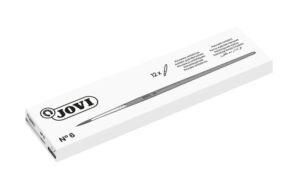 Jovi Pinceles Artisticos Pelo Poney Nº 6 - Pelo Natural - Mango de Madera - Calibre 00 al 12 - Punta Redonda - Pelo Suave - Color Varios