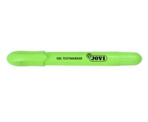 Jovi Gel Textmarker Marcador de Texto Fluorescente - Gel en Seco - No Necesitan Punta - No Traspasan - Secado Rapido - Aptos para Luz Negra - Color Verde