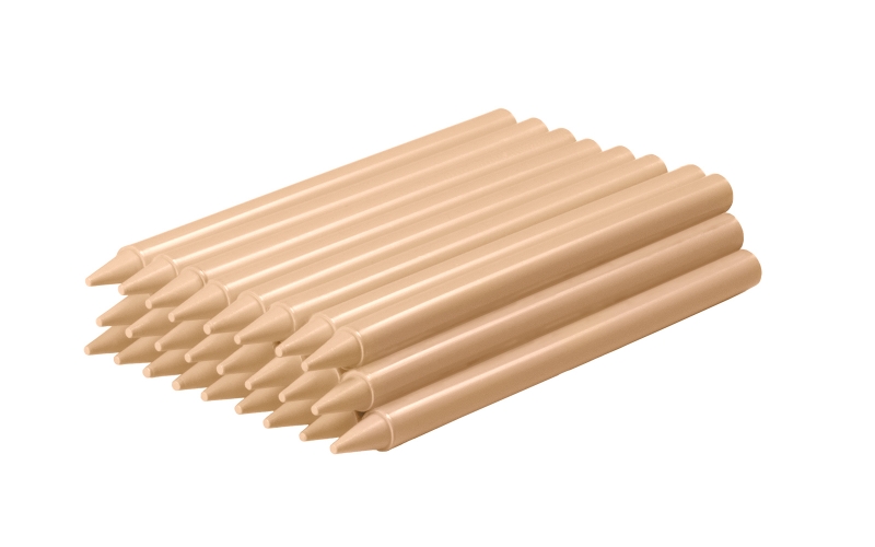 Jovi Plasticolor Estuche de 25 Ceras Plasticas - Resistentes - No Manchan - Agradable de Rayar - Acabado Brillante - Gran Duracion - Color Naranja