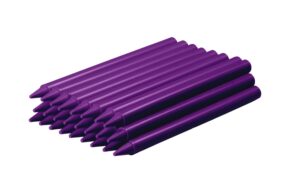 Jovi Plasticolor Estuche de 25 Ceras Plasticas - Resistentes - No Manchan - Agradable de Rayar - Acabado Brillante - Color Morado