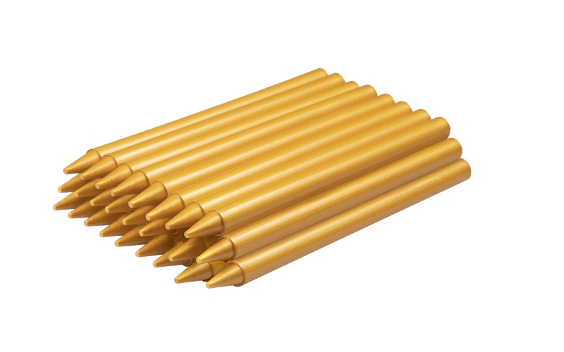 Jovi Plasticolor Estuche de 25 Ceras Plasticas - Resistentes - No Manchan - Agradable de Rayar - Acabado Brillante - Mezclables - Gran Duracion - Color Naranja