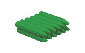 Jovi Estuche de 12 Ceras - No Manchan - sin Olor - Resistentes - Deslizan Bien - Faciles de Afilar - Desarrollan Motricidad Fina - Color Verde