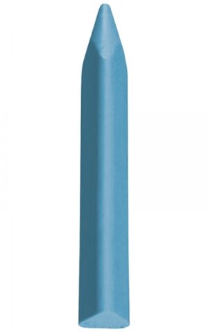 Jovi Triwax Estuche de 12 Ceras - Triangulares - No Manchan - Resistentes - Trazo Suave - Facil Agarre - Apto para Sacapuntas - Libre de Alergenos - Color Azul