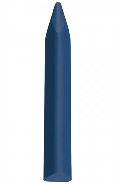 Jovi Triwax Estuche de 12 Ceras - Triangulares - No Manchan - Resistentes - Trazo Suave - Facil Agarre - Apto para Sacapuntas - Libre de Alergenos - Color Azul