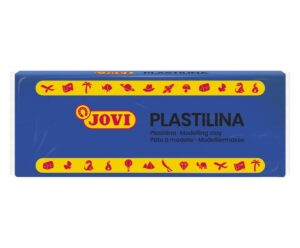 Jovi Caja de 15 Pastillas de Plastilina 150gr - Mezclables - No Se Seca - Facil de Moldear - Color Azul
